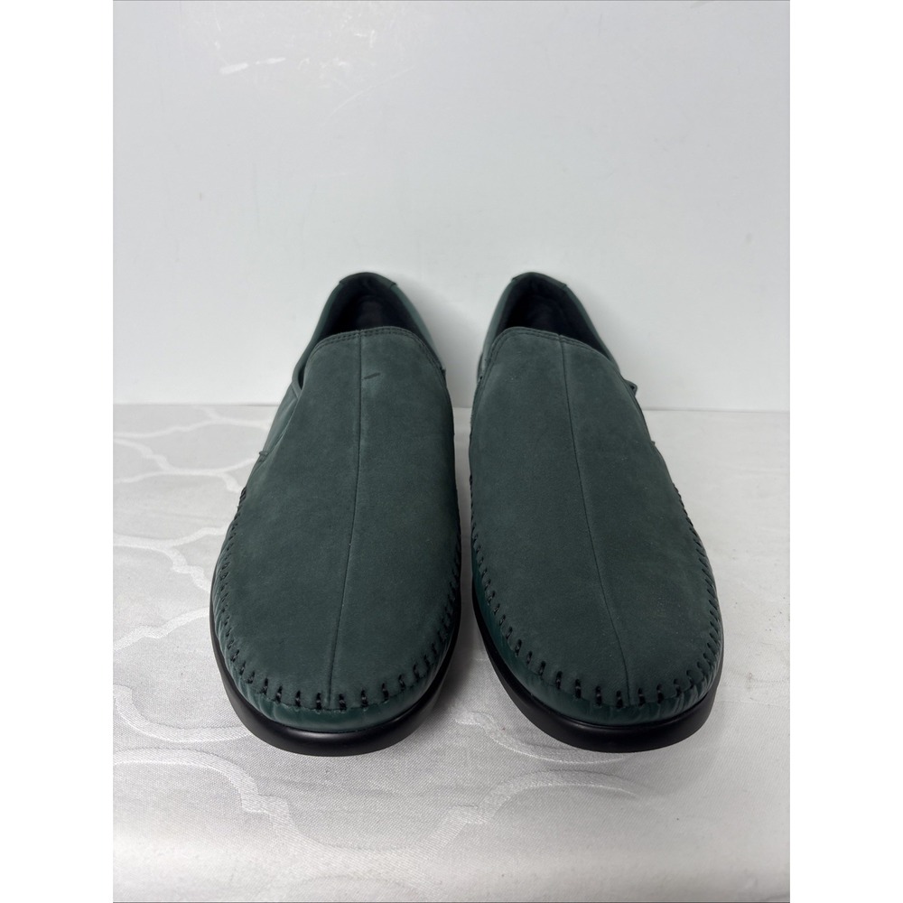 New SAS Dream Shoes Women Size 10.5WW Forest Green Slip On Comfort Loafers READ - Picture 5 of 11